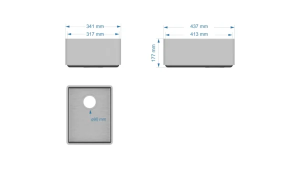 SARANA-851-R10-Dimensions
