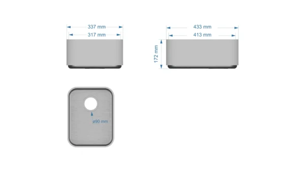 SARANA-851-R60-Dimensions