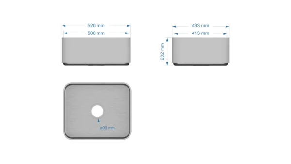 SARANA-871-R60-Dimensions