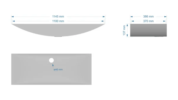 SDA-1100-Dimensions